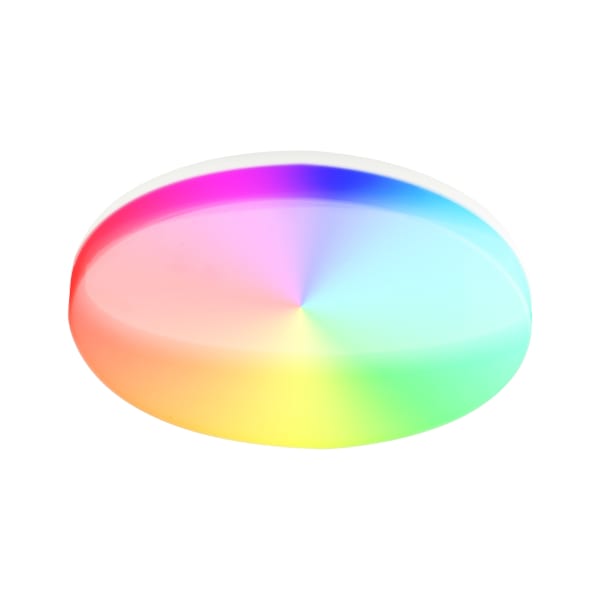 TELLUR SMART wifi lámpara de techo, rgb, blanco/cálido, atenuador, blanco