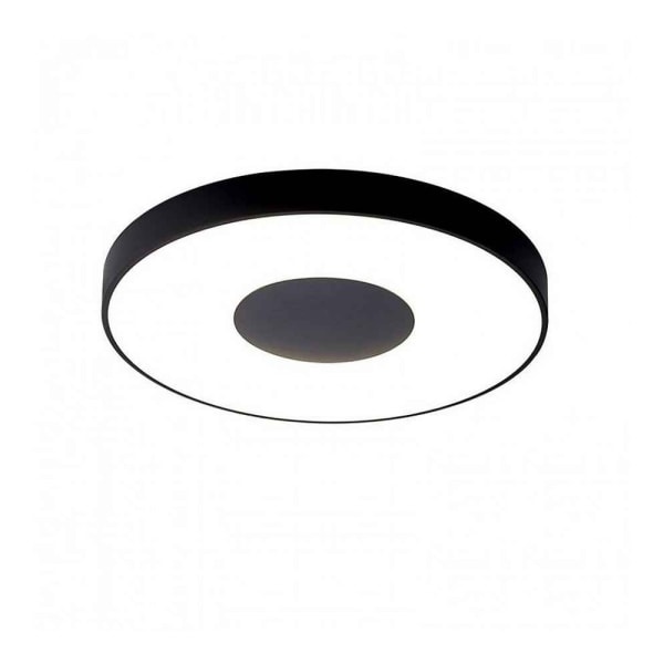 Lampara plafon coin negro cct regulable 38cm