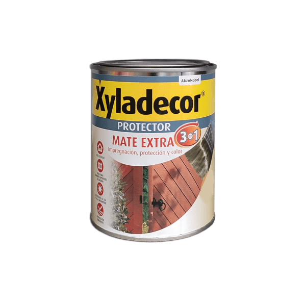 Xyladecor mate extra 3 en 1 750 ml (roble)