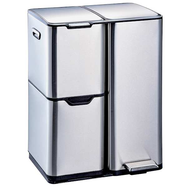 Papelera de cocina para la clasificación selectiva 60l haja