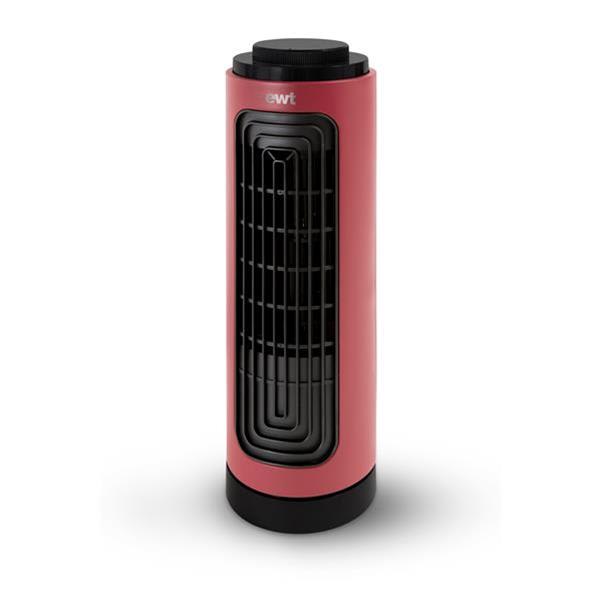 Ventilador de mesa compacto airfan rojo - acabados premium
