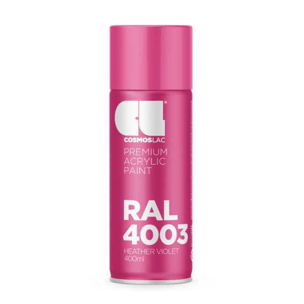 Spray premium acrylic brillante ral  400 ml (ral 4003 violeta ã©rica)