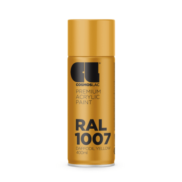 Spray premium acrylic brillante ral  400 ml (ral 1007 amarillo narciso)