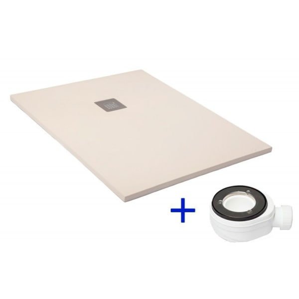 Plato de ducha Crema Ral 1013 80X150