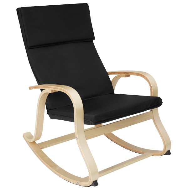 Cadeira de balanço roca de madeira de abeto 150kg