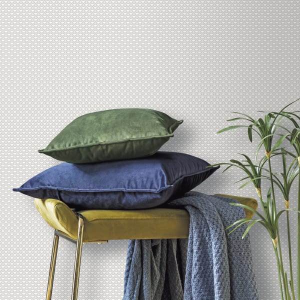 Papel pintado texturizado tnt shell top gris