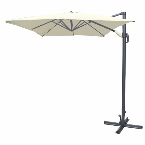Garden parasol chillvert roma mini alumnio 300x200x260 cm