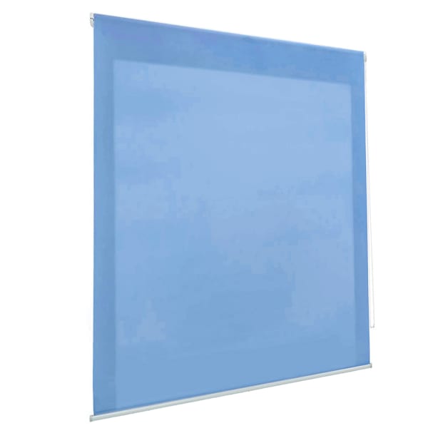 Home mercury - estor enrollable translúcido liso (135x180 cm, azul)