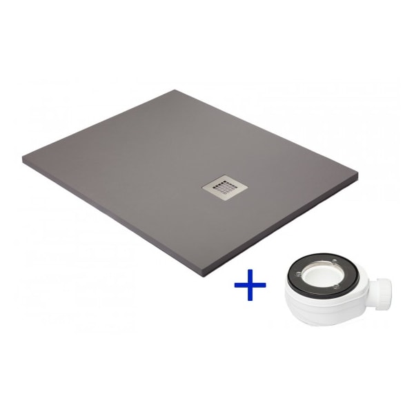Plato de ducha Gris Ral 7037 100x120