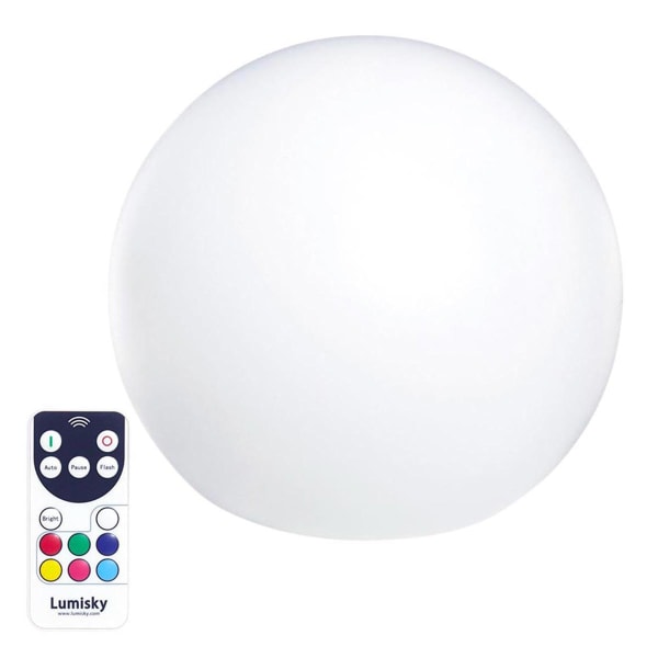 Bola de luz LED flotante e inalámbrica, multicolor d60cm bobby c60