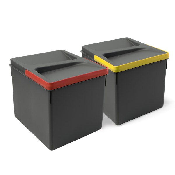 Emuca contenedores para cajón de cocina recycle (2 unidades), altura 216