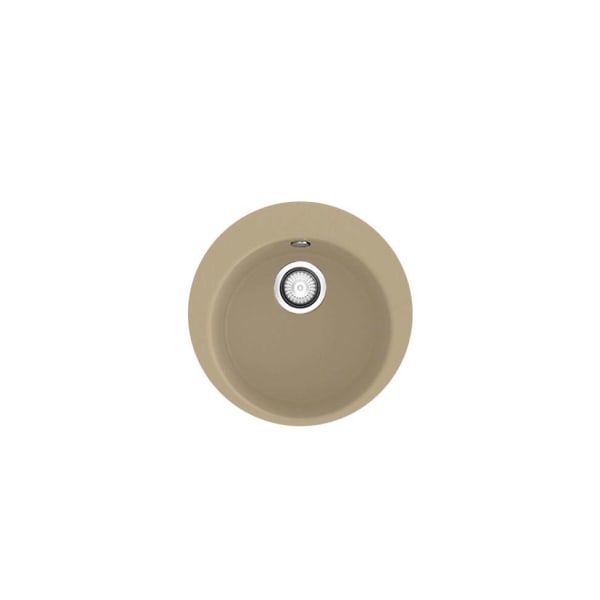 PoaLGi - fregadero 48x48 cm zafiro beige - 1 cubeta