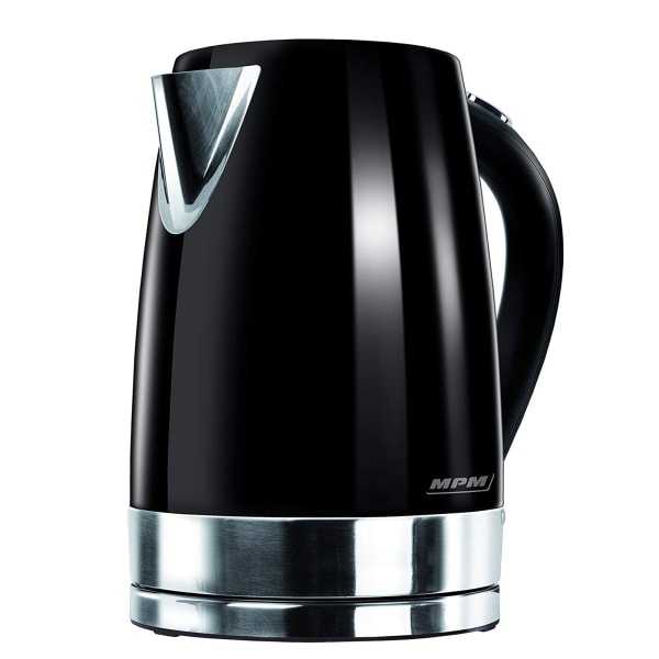 Jarro elétrico 1,7 l, chaleira eléctrica, aço mpm mcz-58/c preto 2200w