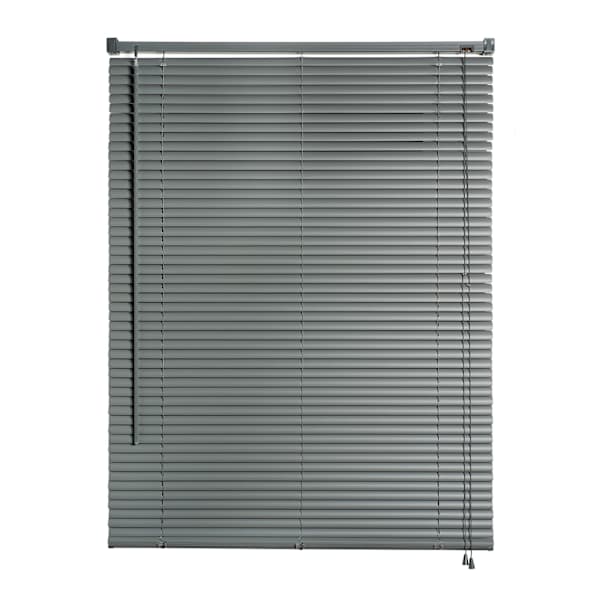 Persianas venecianas de vinilo  gris 135x160