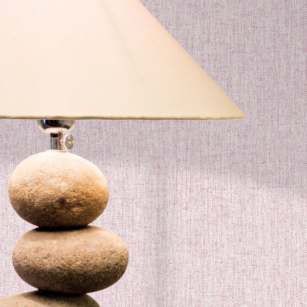 Papel pintado tnt textura textil liso rosa