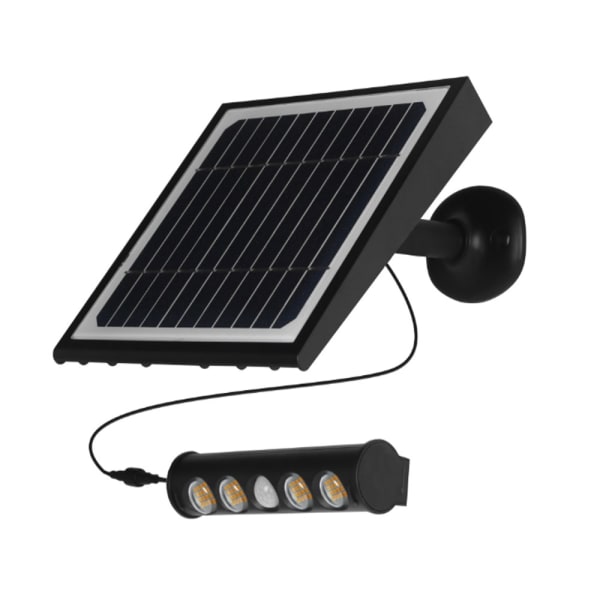 Proyector LED con panel solar desplazable y orientable 8w mezco