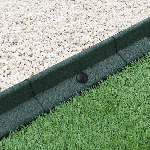 Bordas de grama verde flexível Bordas de jardim corajosos 10 x 1,2m