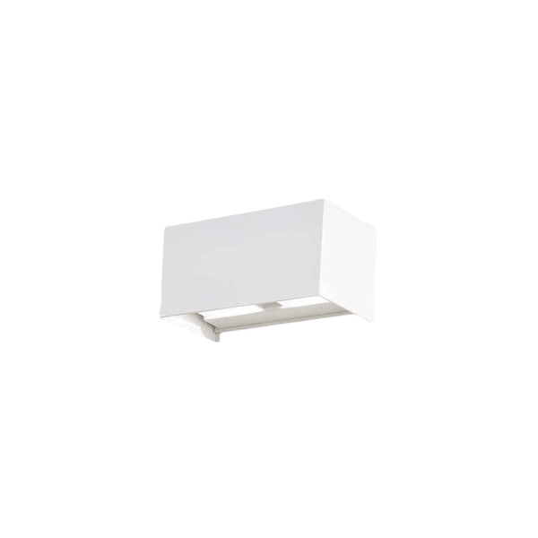 Aplique de exterior davos blanco calida 20cm