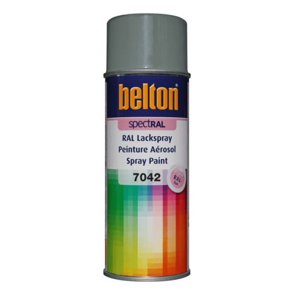 Spray belton spect ral brillante 400 ml (ral 7042 gris tráfico a)