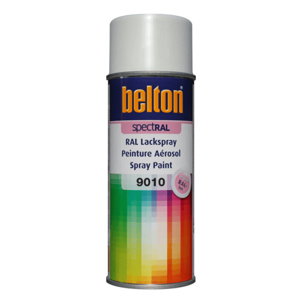 Spray belton spect ral mate 400 ml (ral 9010 blanco mate)