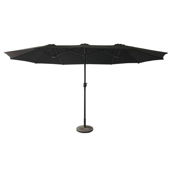 Chapéu-de-chuva duplo 2,7x4,6m linai preto