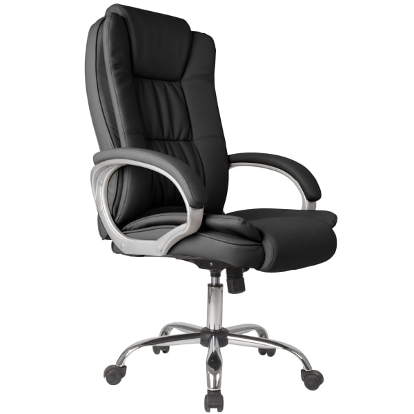 Cadeira de escritório karen elevatória e reclinável, preto