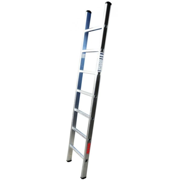 Escalera simple profesional de aluminio multiusos -13 Peldaños 350cm