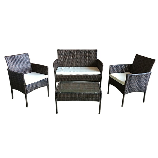 Sofá + mesa + 2 sillas de ratan. Modelo sfs-003, móveis de jardim e terraço