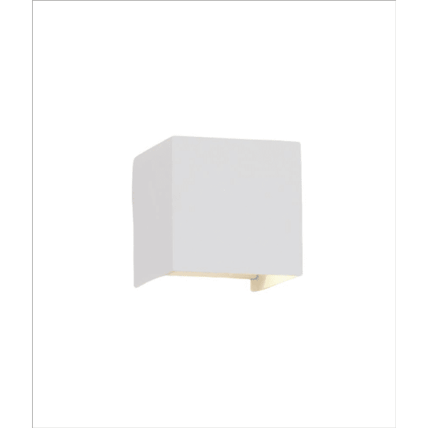 Aplique exterior davos xl blanco calida 15cm