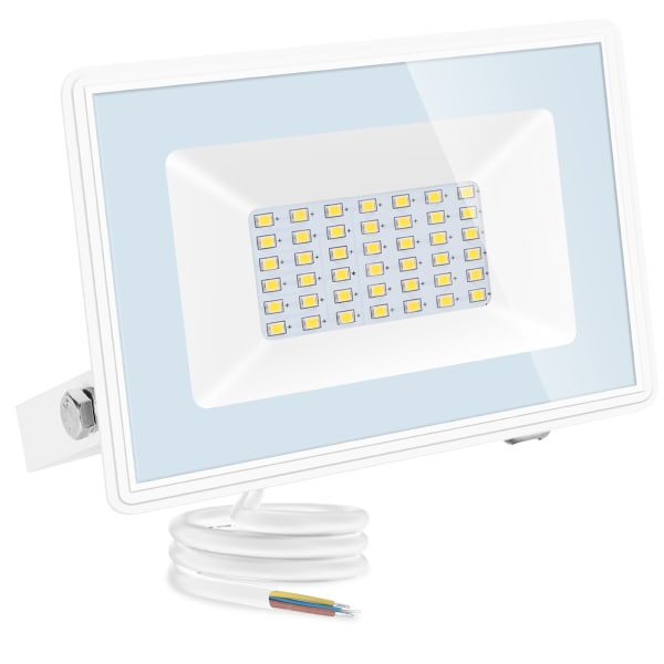 Aigostar refletor LED para exterior 30w, 2700lm, ip65 4000 k