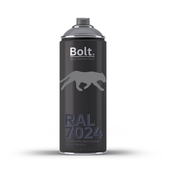 Spray bolt premium acrilico brillante ral 400 ml (ral 7024 gris grafita)