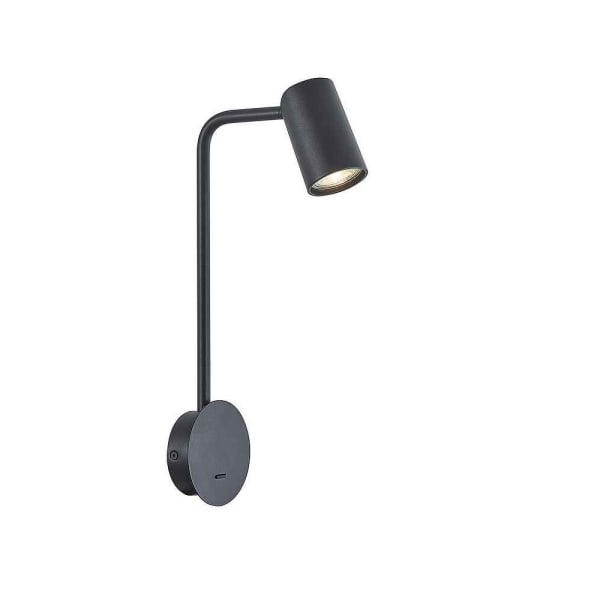 Aplique pared sal negro negro  16.6cm
