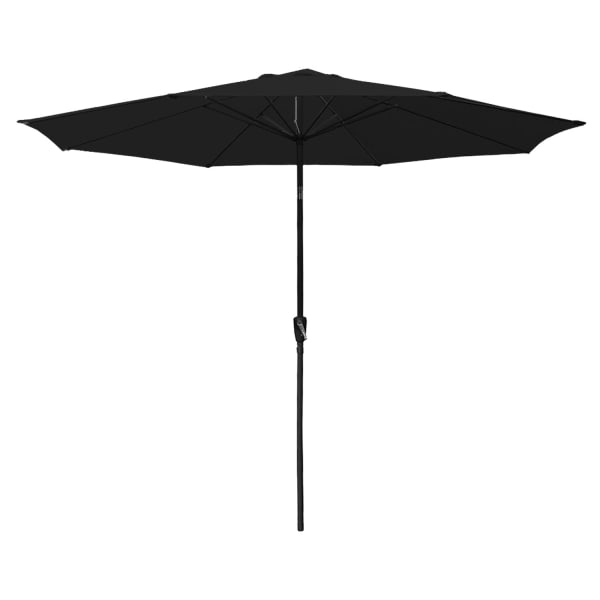 Hapuna guarda-chuva redondo recto 3,30m de diâmetro preto