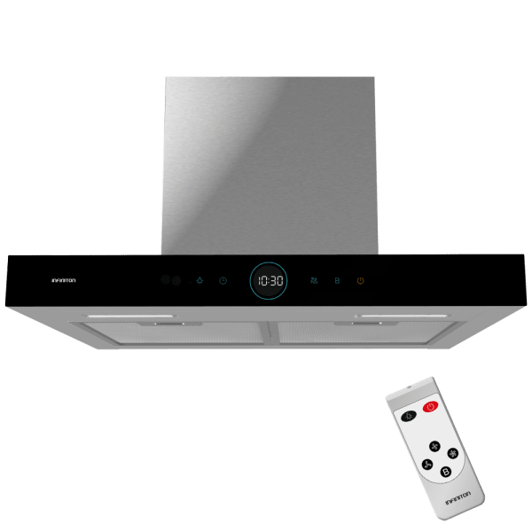 Campana Infiniton CMPT-CLR60S - Inox, 60 cm, 800m³/h, 250W, T Invertida