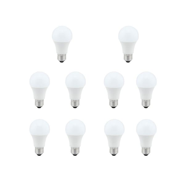Pack com 10 lâmpadas LED padrão E27 5w luz 3000k wonderlamp