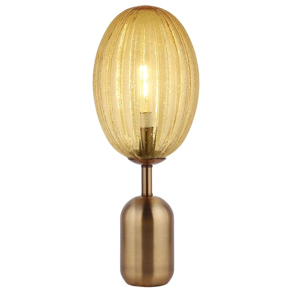 Lámpara de mesa lumineca manict 23x58 cm amarilla