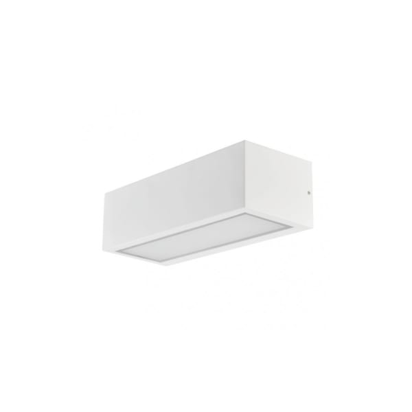 Candeeiro de parede exterior branco conga 1xE27 ip54 10,5x26x6,5 cm