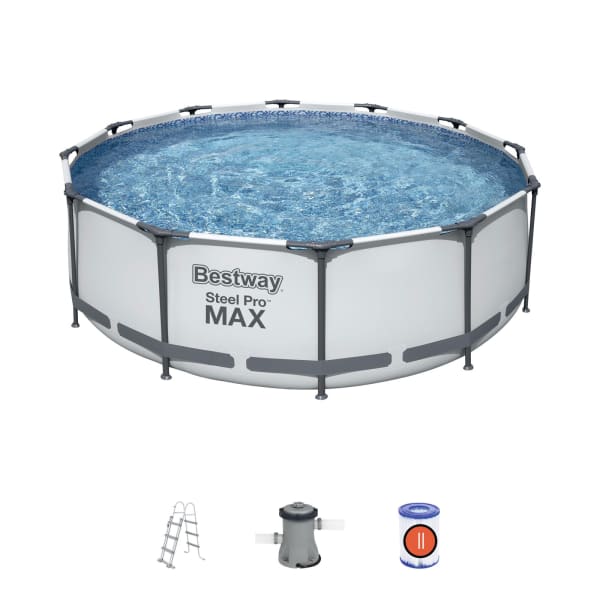 Conjunto de piscina desmontable steel pro max™  bestway® 3,66 m x 1,00