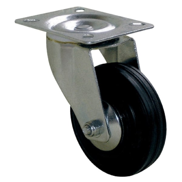 Port-roll rueda giratoria manual 85 x ø 65 mm - capacidad 65 kg