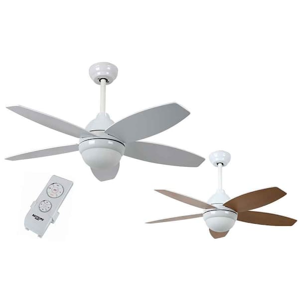 Ventilador mediano blanco BALI led 18w BASTILIPO