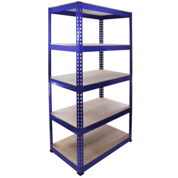 Estante de garagem azul Q-Rax com 90 cm de largura