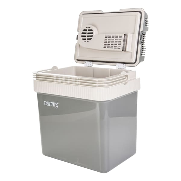 Nevera portátil eléctrica, 24l, conexión 12v  camry cr 8065 gris 50w