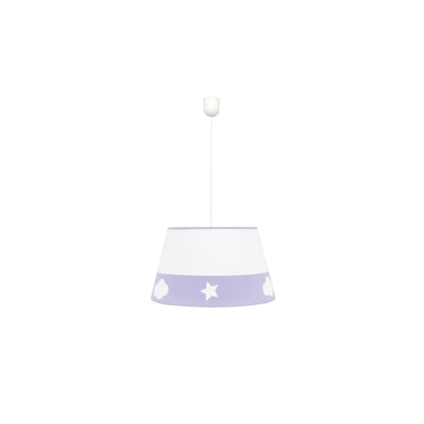 Lampara de techo galaxia violeta  35cm