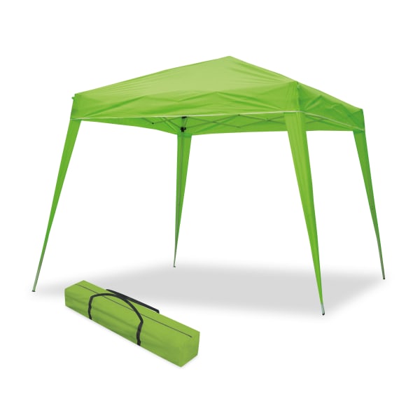 Carpa plegable verde lima 3x3 - estructura de acero - playa jardín terraza