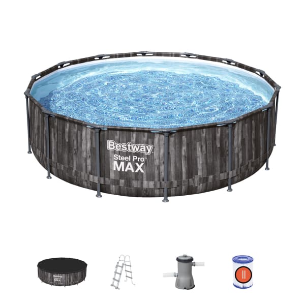 Conjunto de piscina desmontável bestway® steel pro max™ de 4,27 m x 1,