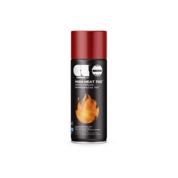 Spray pintura anticalorica high heat 700 ºc 400 ml (rojo n353)