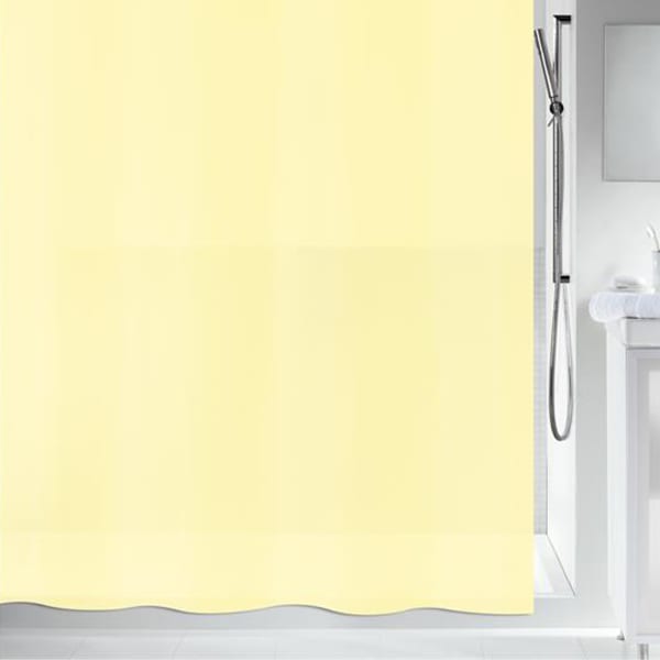 Cortina de ducha Bio Amarillo 180 x 200 cm
