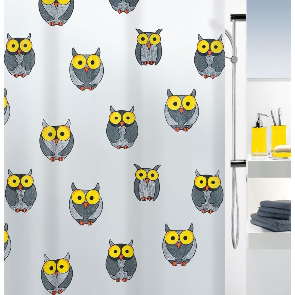 Cortina de ducha Owl 180 x 200 cm