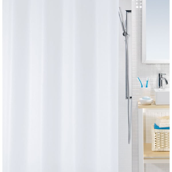Cortina de ducha Bio Blanco 180 x 200 cm