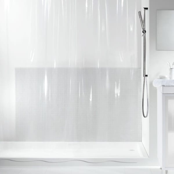 Cortina de ducha Transparent 180 x 200 cm